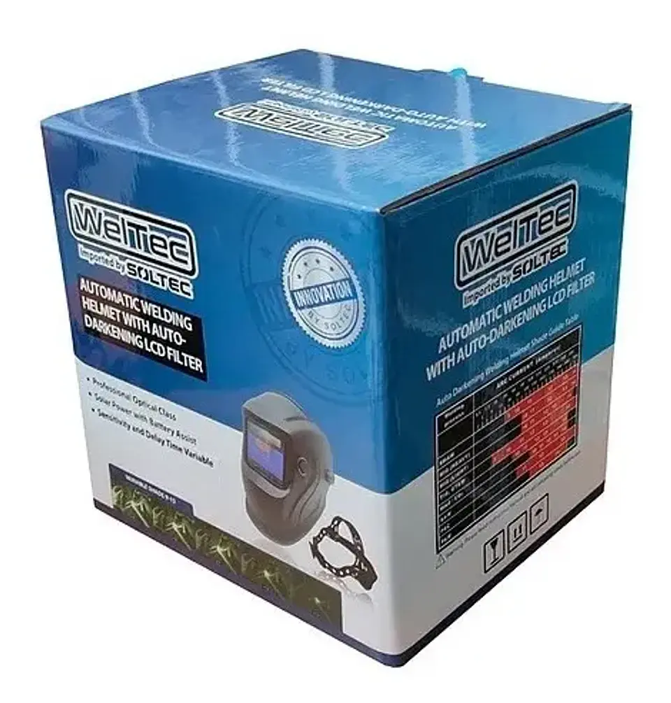 Mascara de soldar fotosensible Weltec 4