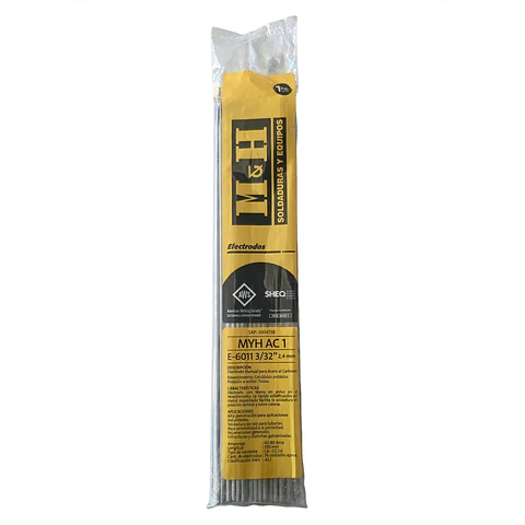 Electrodo MYH 6011 3/32 Bolsa 1 kg.