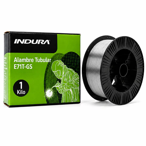 Alambre Mig Indura 0.9mm Flux Core 1 kg.