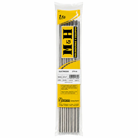 Electrodo MYH 7018 1/8 Bolsa 1 kg.