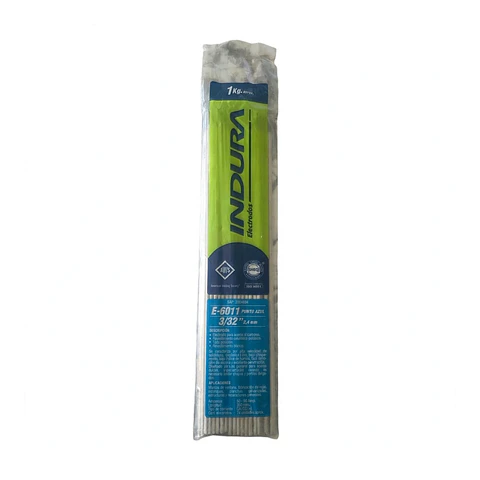 Electrodo Indura 6011 3/32 Punto Azul bolsa 1 kg.