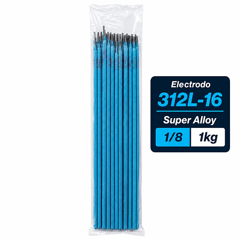Electrodo 312L-16 Super Alloy 1/8 bolsa 1 kg