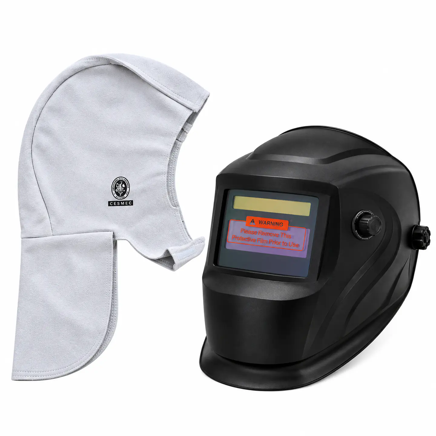 Mascara de Soldar Fotosensible+ Gorro Descarne Legionario. 1
