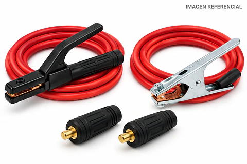 Conjunto Porta electrodo y Grampa tierra 200 amperes