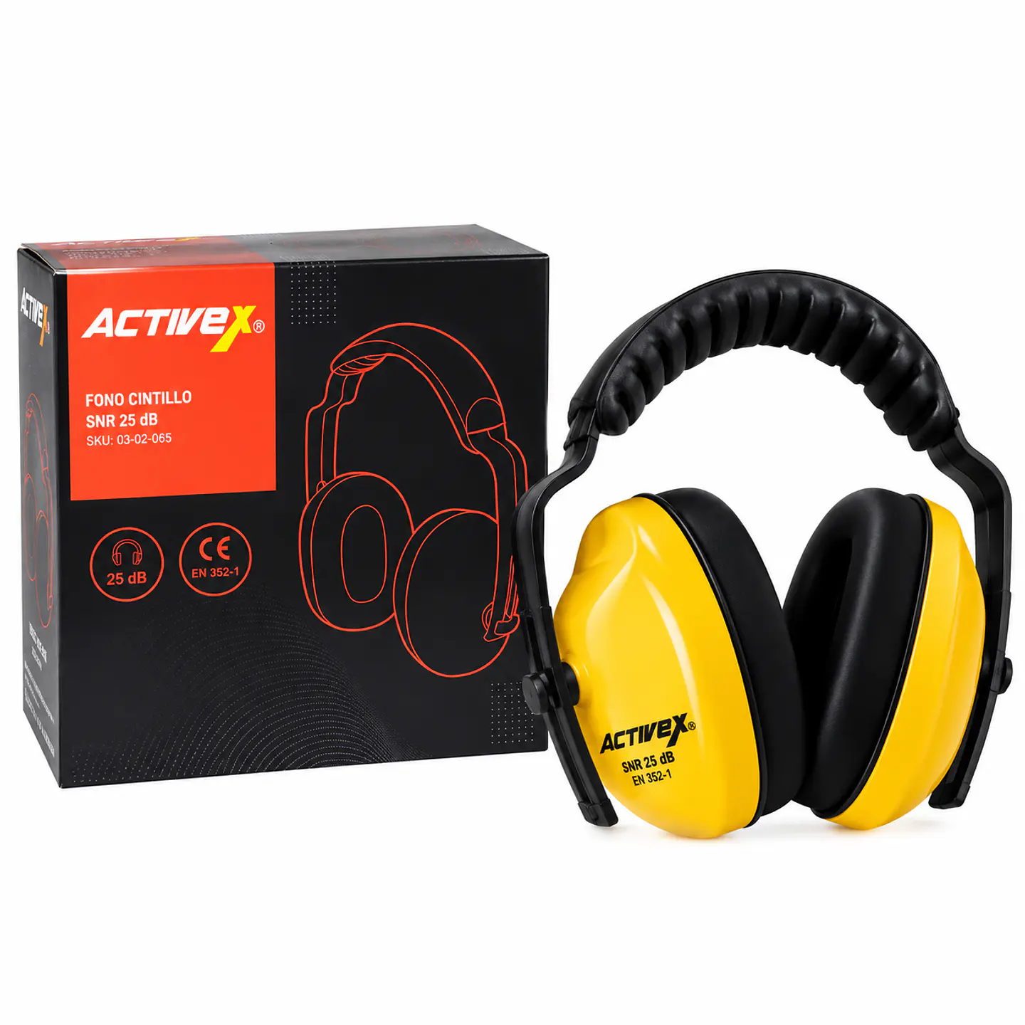 Fono Protector Auditivo ActiveX SNR 25 dB 2
