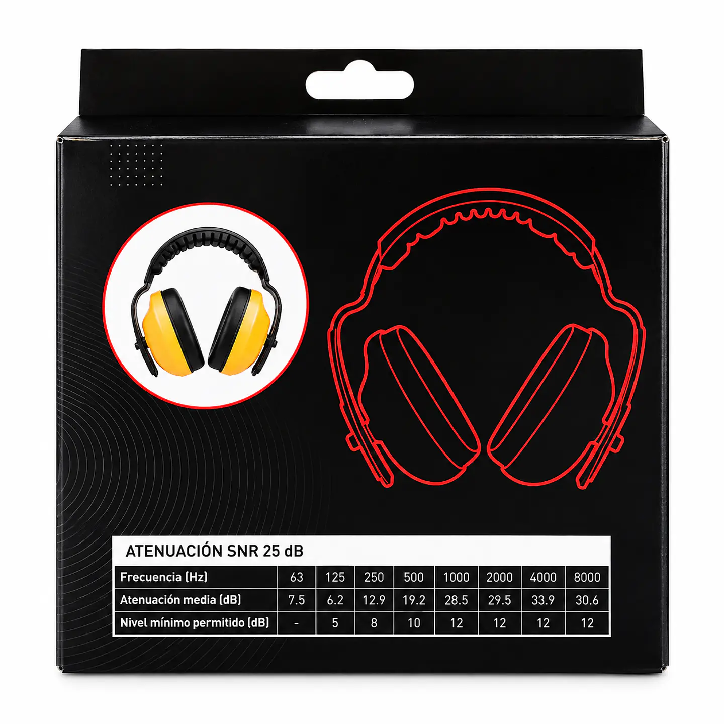 Fono Protector Auditivo ActiveX SNR 25 dB 3