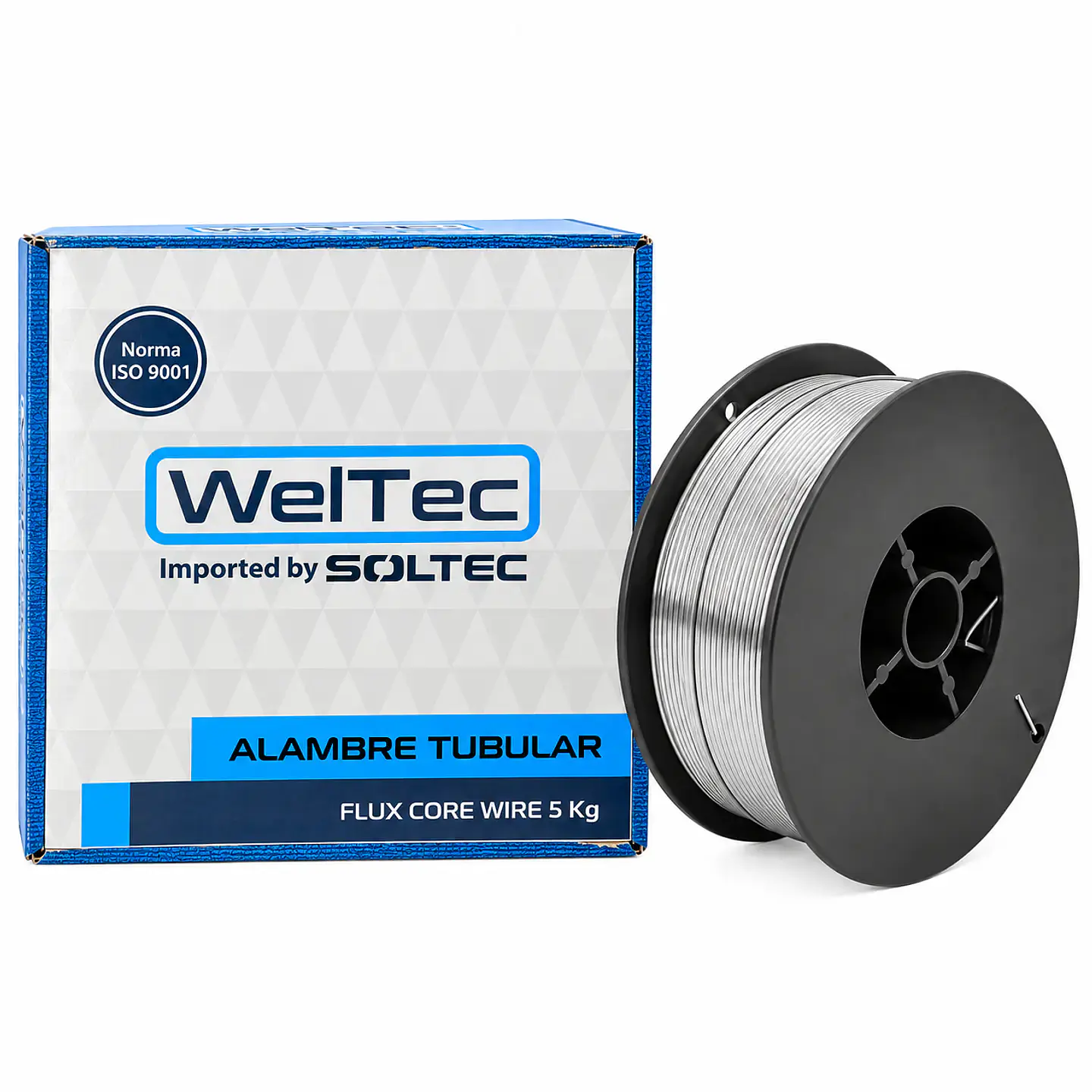 Alambre Mig Flux Core 0.8 MM Rollo 5 KG. 1