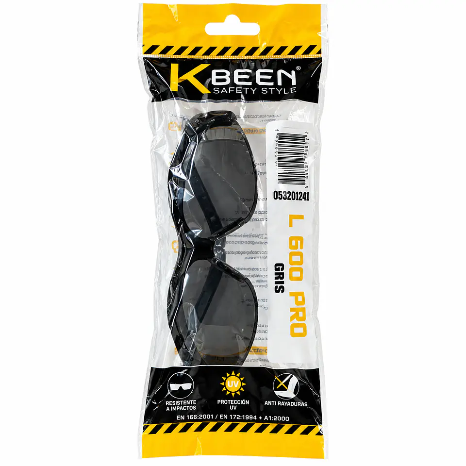 Lente de Seguridad Kbeen L600 Pro Gris – Protección UV 2