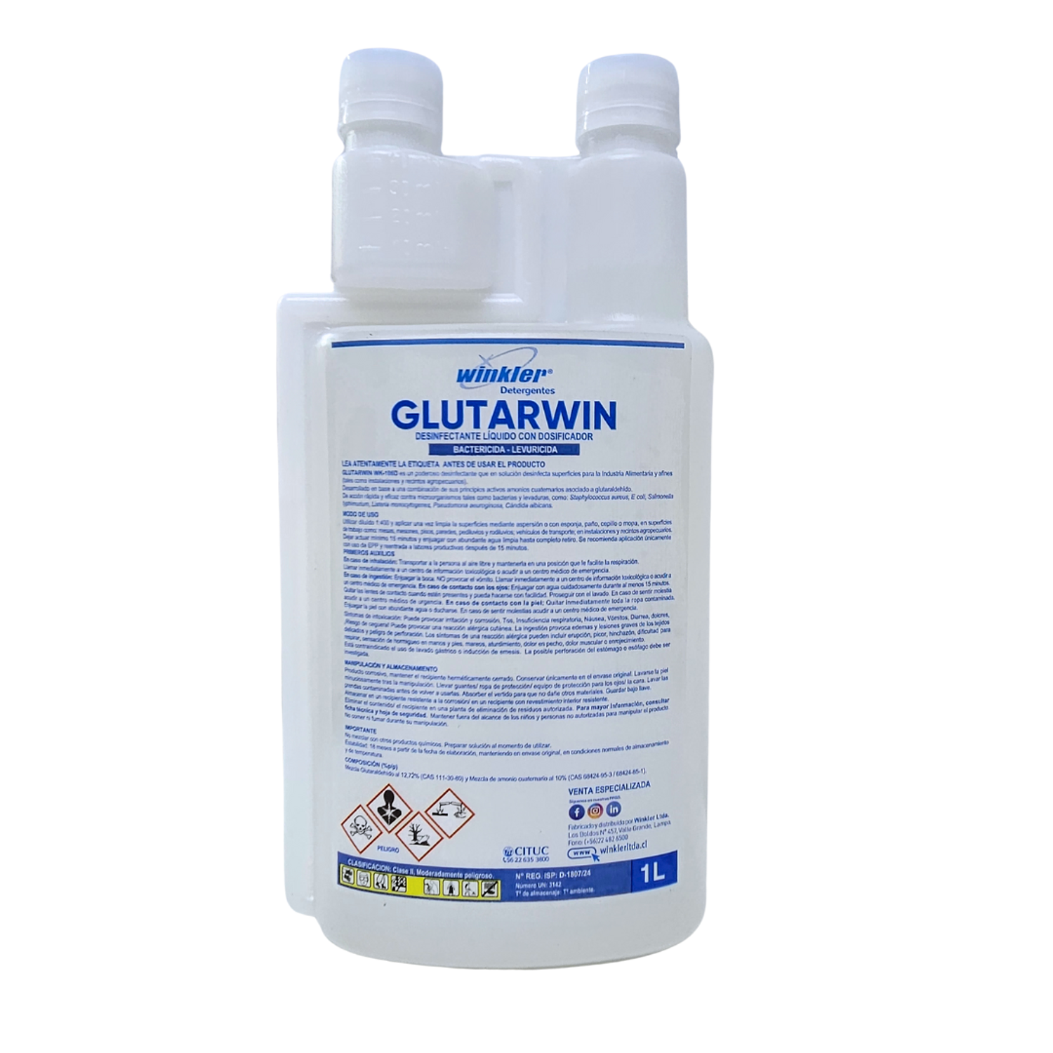 Glutaraldehido Concentrado - Glutarwin al 12% 