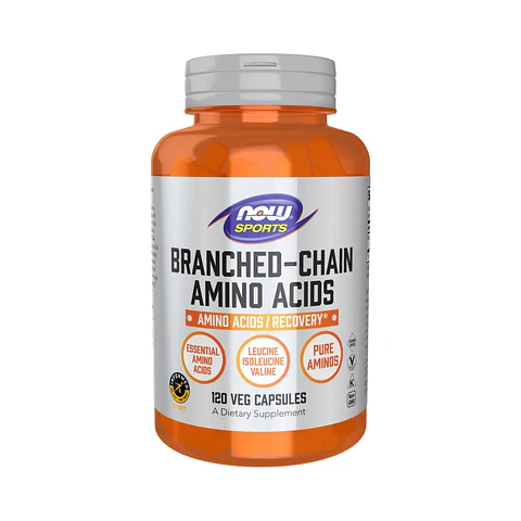 Now Foods Aminoácidos De Cadena Ramificada 120 Cápsulas Sabor Sin Sabor