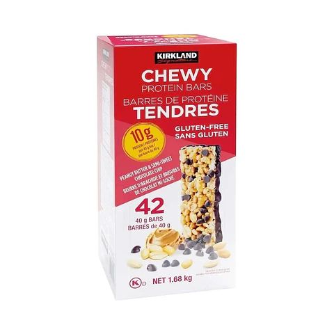 Caja Chewy Protein Bars 42 Unid-Kirkland