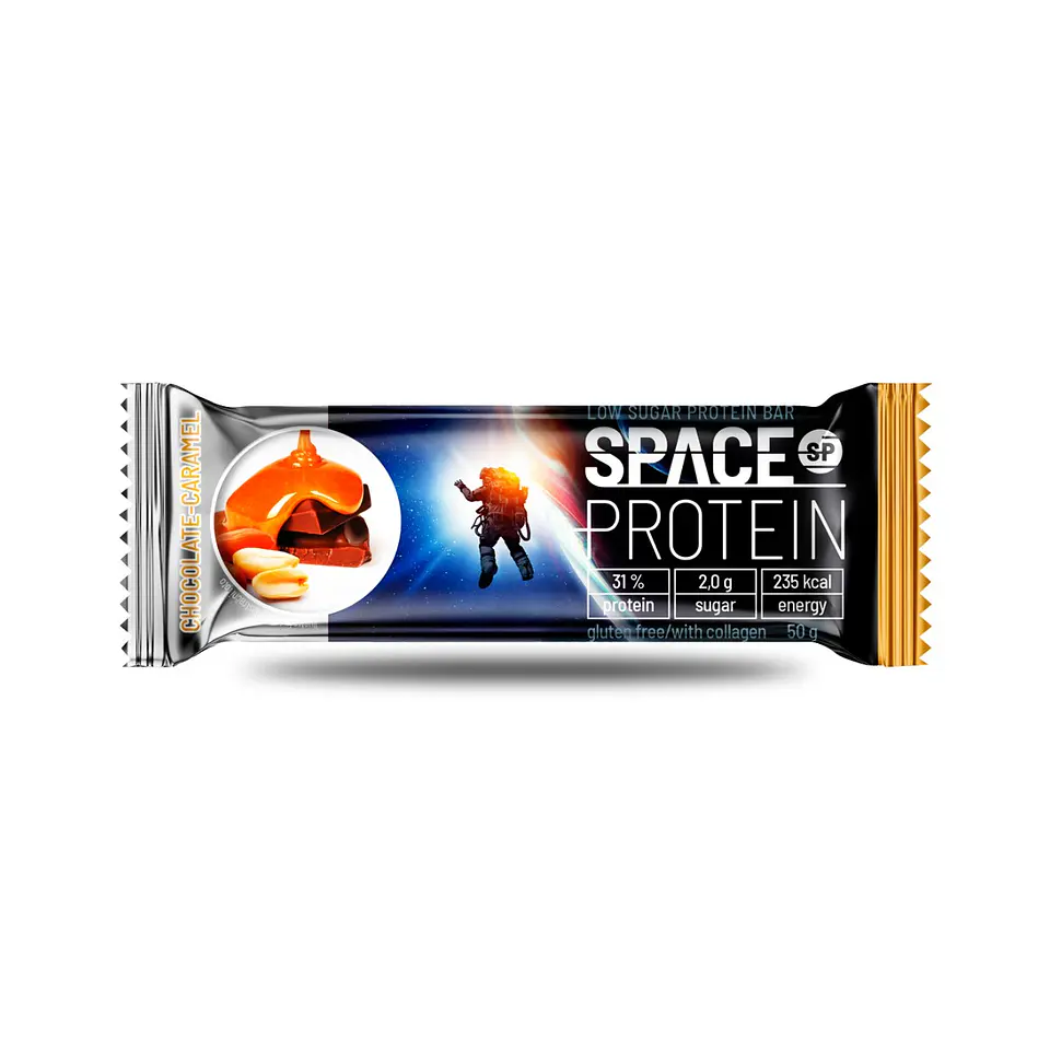Barra de Proteína Space Protein Classic 50 g Chocolate Caramel 1