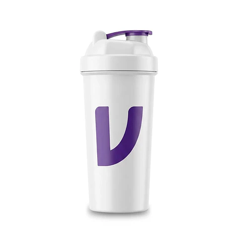 Shaker OstroVit Blanco con Morado