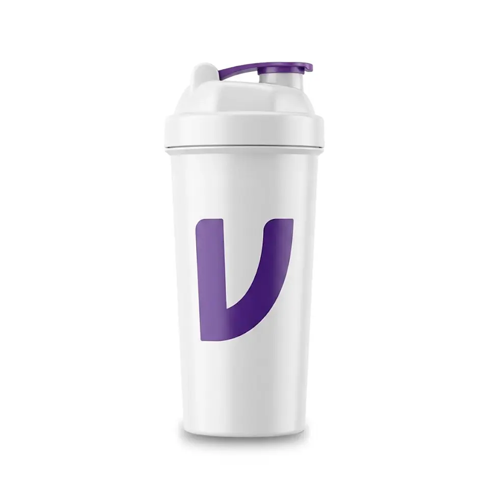 Shaker OstroVit Blanco con Morado 1