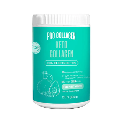 Colágeno Hidrolizado Keto Collagen 300 g ProCollagen Limón Menta Jengibre