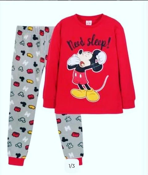 Pijama Mickey Niño Polar
