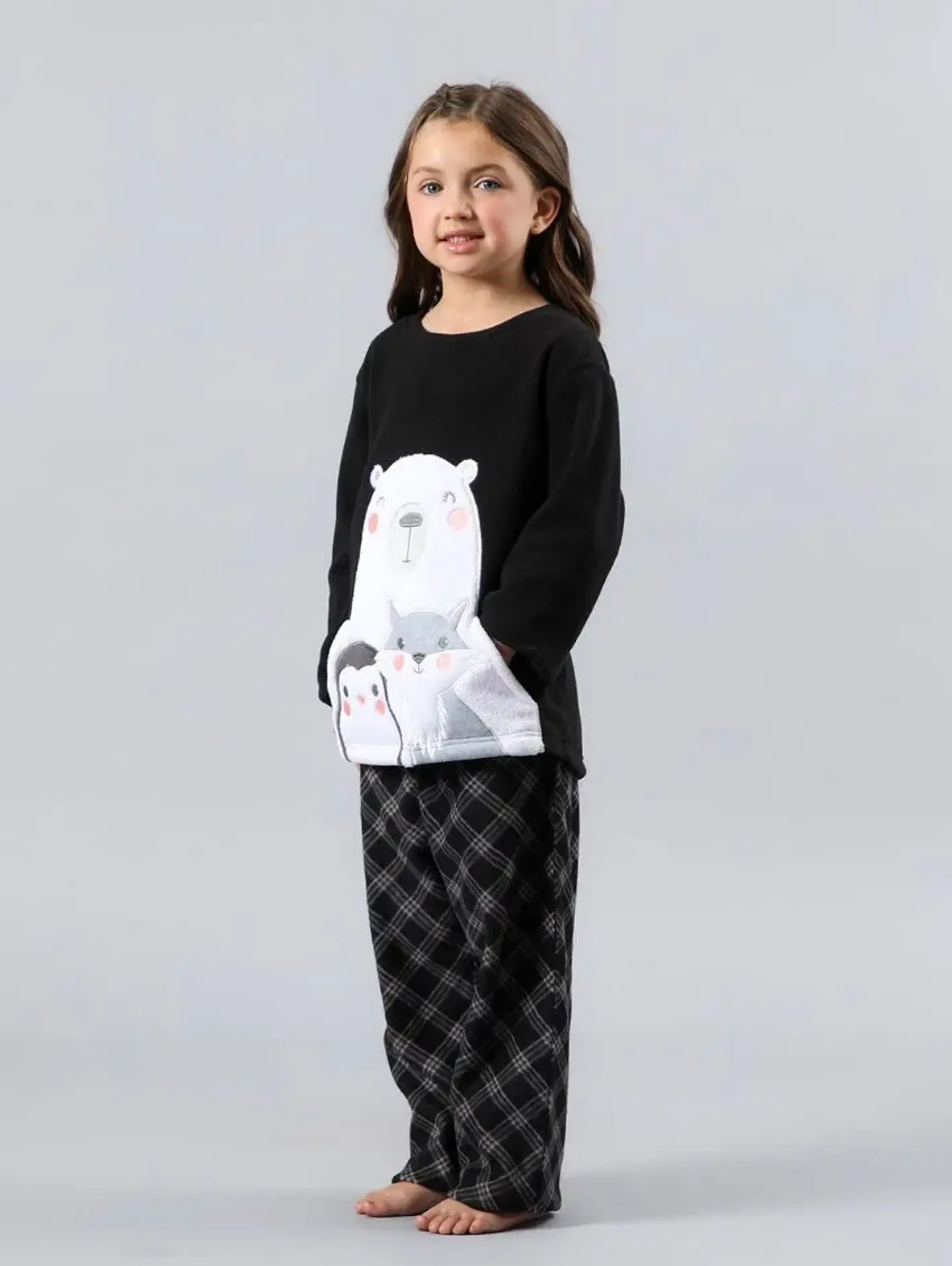Pijama niña animales talla 10 1