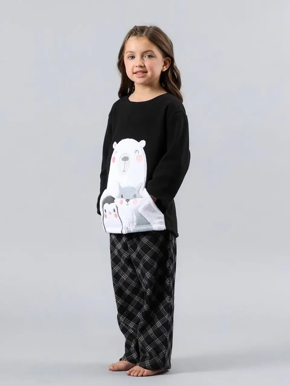 Pijama niña animales talla 10 1