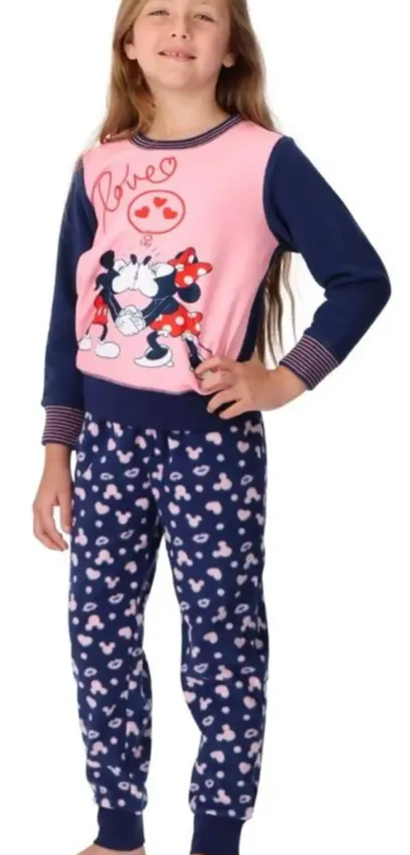 Pijama minnie Micropolar niña 1