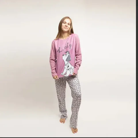 Pijama Dálmata mujer polar