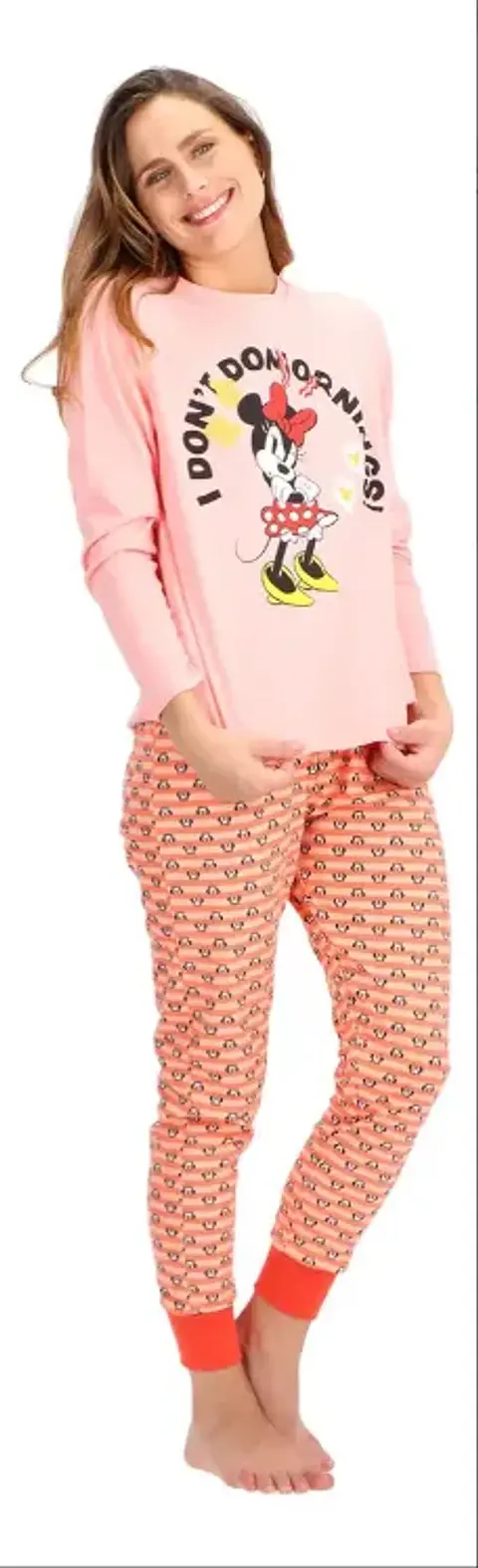 Pijama Minnie algodón mujer