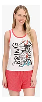 Pijama Minnie Mujer rojo  - Miniatura 1