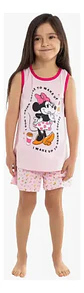 Pijama Minnie Niña Verano rosado - Miniatura 1
