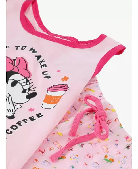 Pijama Minnie Niña Verano rosado