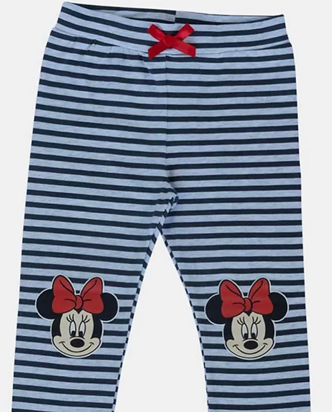 Calza Minnie Niña Rayas