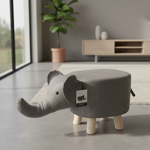 Taburete Diseño Elefante Niños