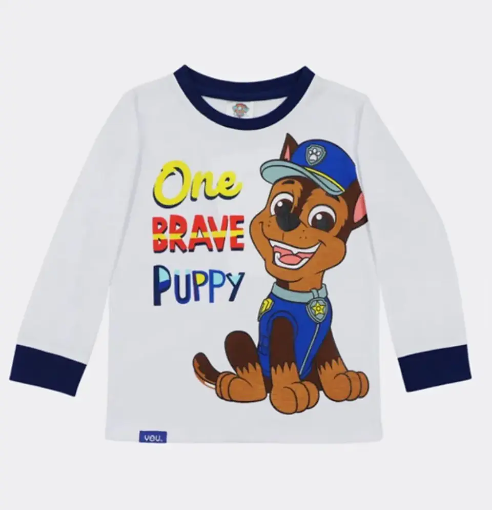 Polera Paw Patrol Niño Algodón  1
