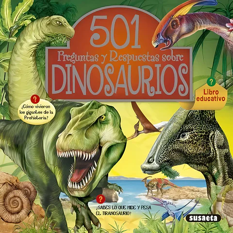 Libro 501 preguntas y respuestas sobre dinosaurios