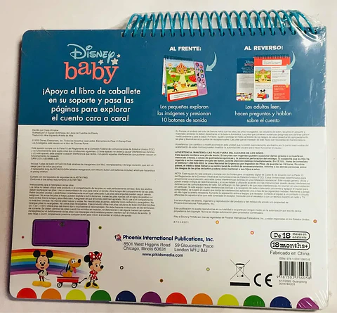 Libro Disney Baby Aprendamos Juntos
