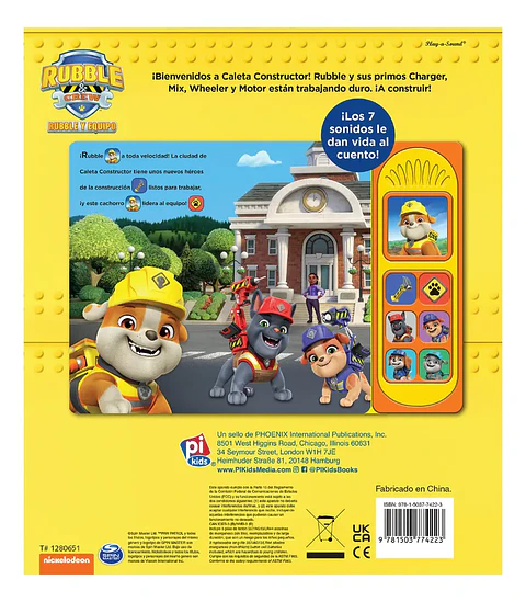 Nickelodedon Rubble Y Equipo Vamos A Construir 