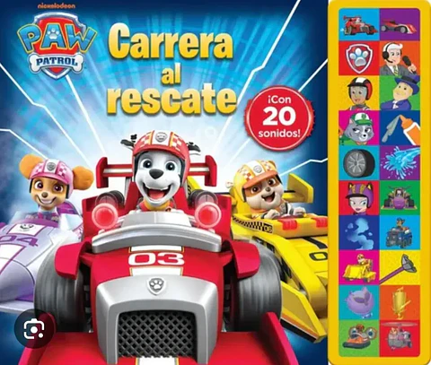 Libro Paw Patrol Carrera Al Rescate