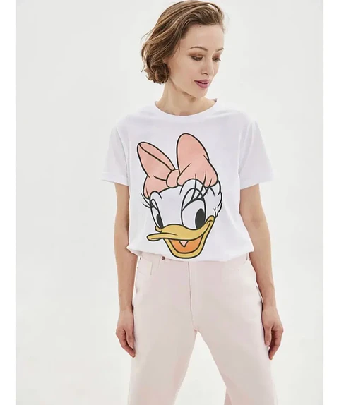 Polera Mujer Algodon Pata Daisy Talla M