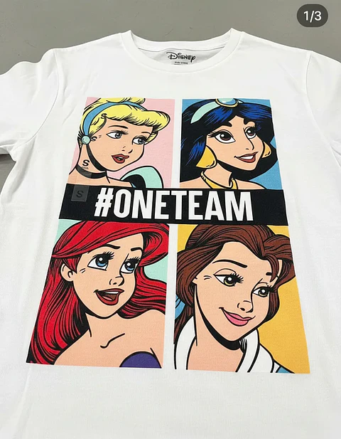 Polera Princesas Mujer 