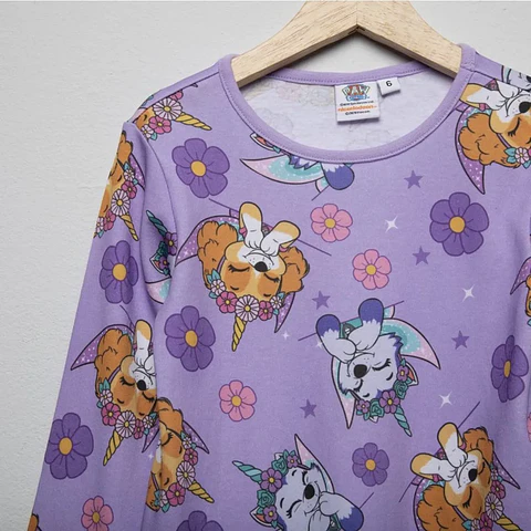 Pijama Paw Patrol Niña Lila