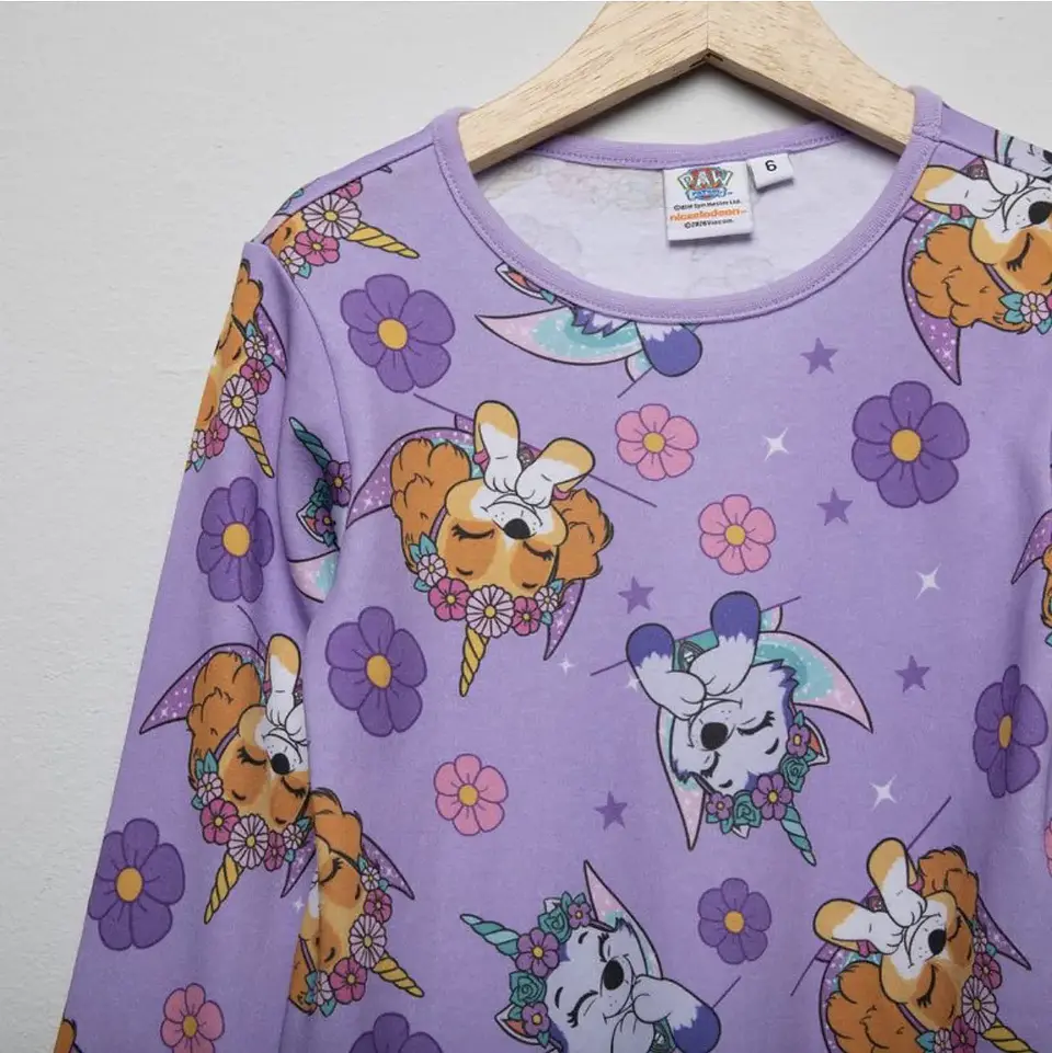 Pijama Paw Patrol Niña Lila 2