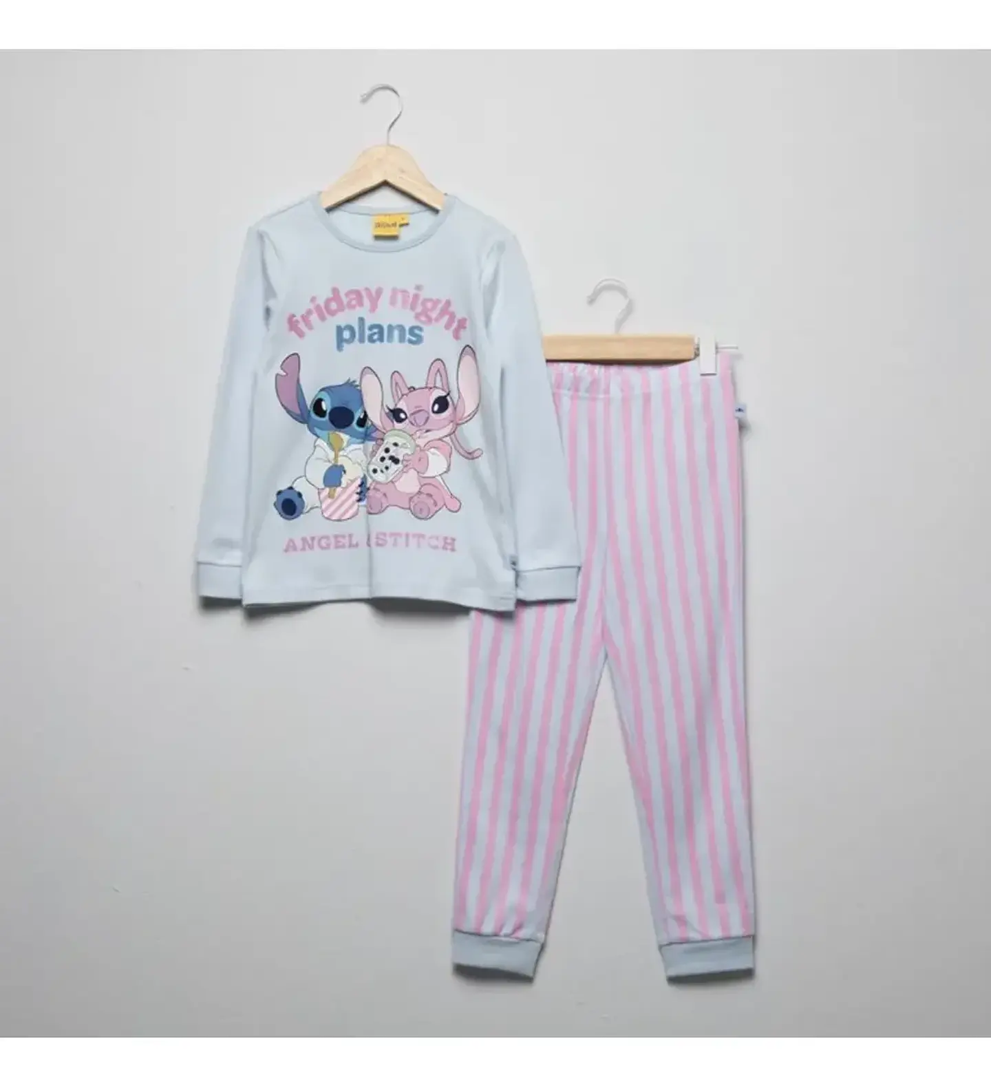 Pijama Stitch Niña Algodón 1