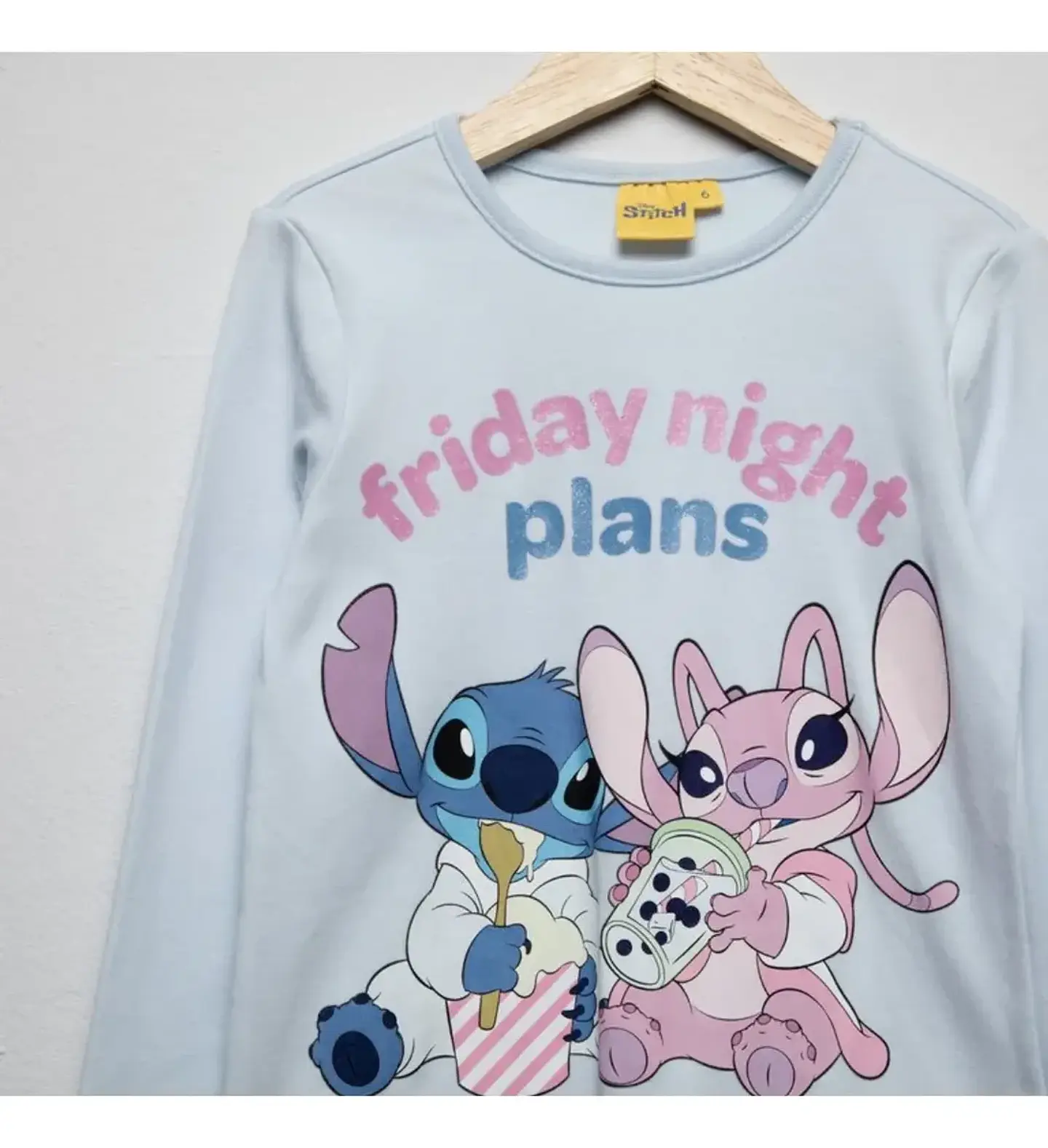 Pijama Stitch Niña Algodón 2
