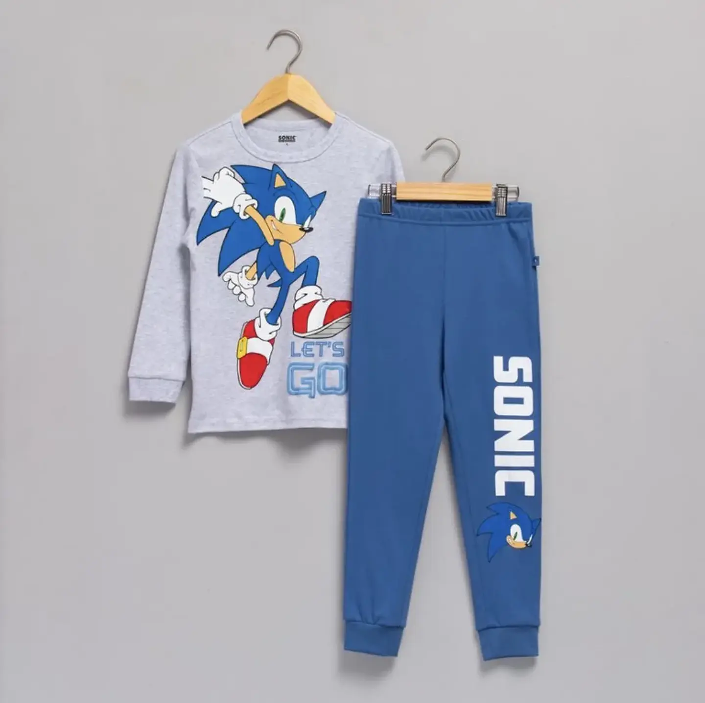 Pijama Sonic Niño Algodón 1