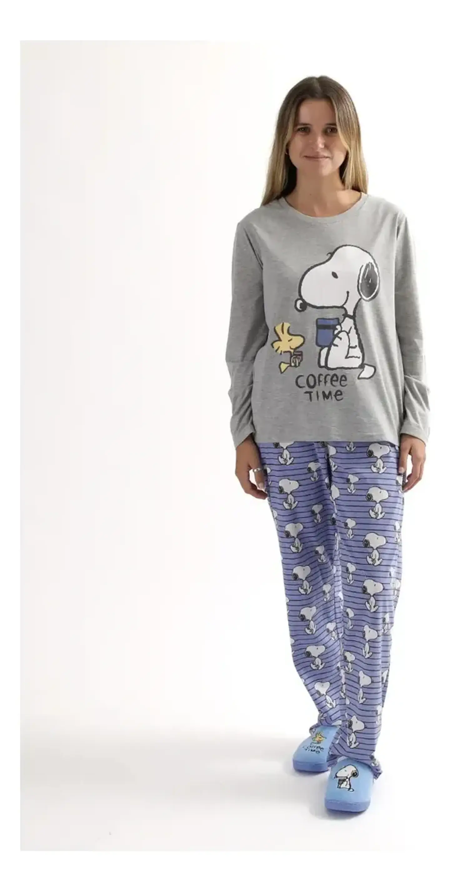 Pijama Snoopy Mujer Algodón  1