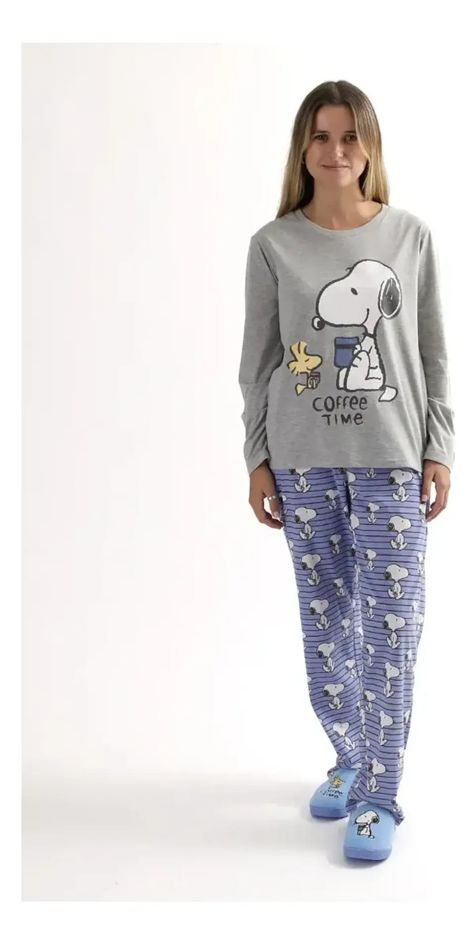 Pijama Snoopy Mujer Algodón  1