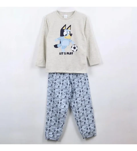 Pijama Bluey Niño Algodón Afranelado