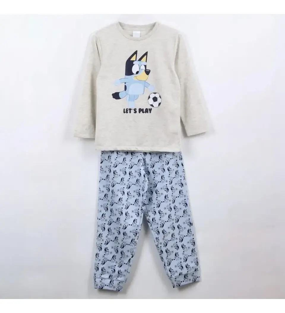 Pijama Bluey Niño Algodón Afranelado 1