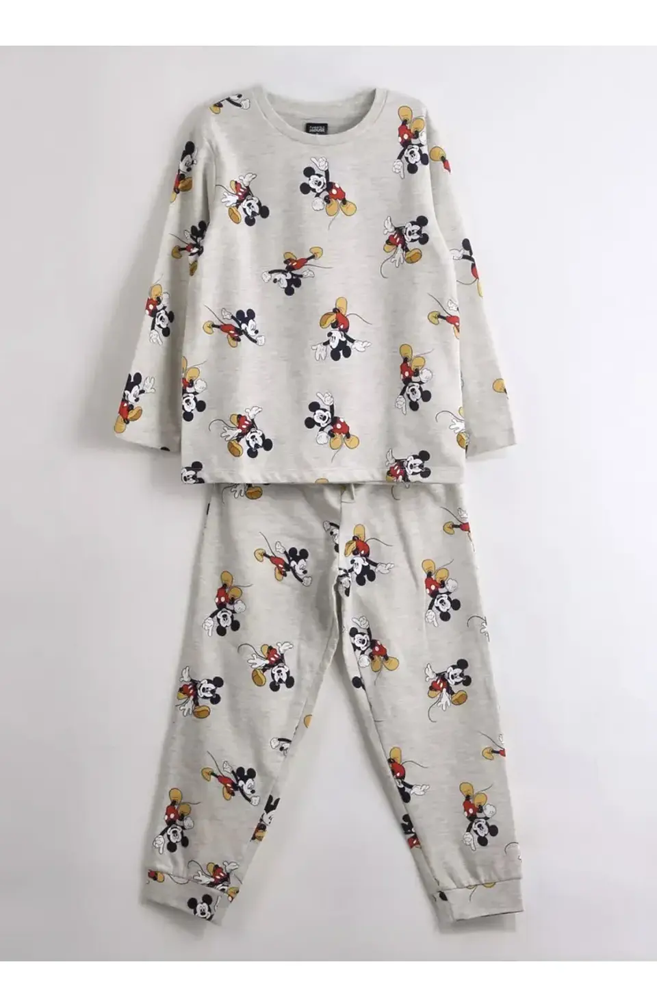 Pijama Mickey Niño Algodón Afranelado 1