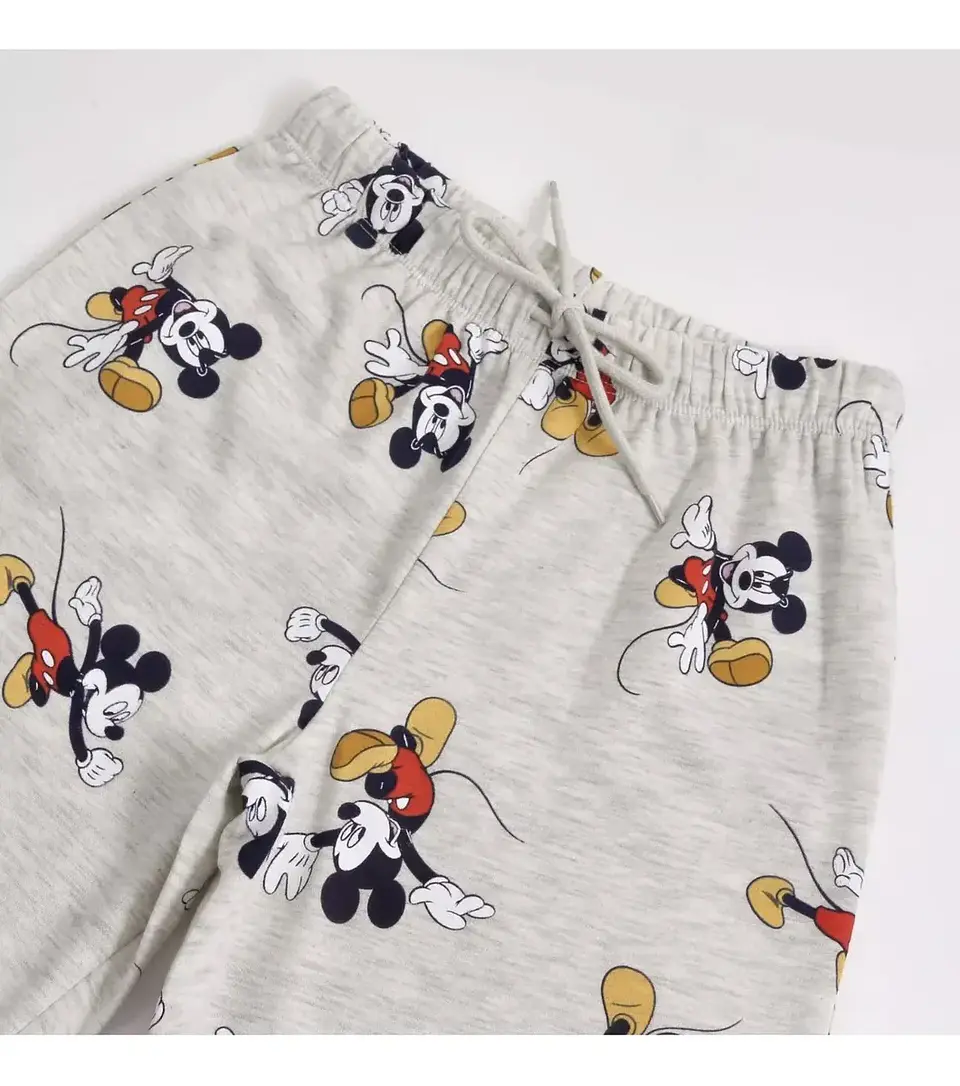 Pijama Mickey Niño Algodón Afranelado 3