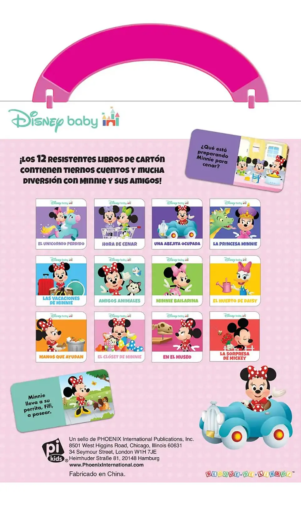 Maletín libros Minnie y sus amigos  2