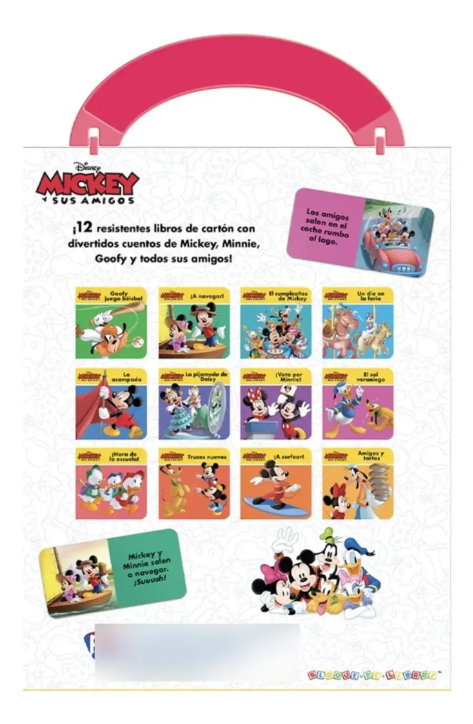 Maletín Mickey Los Mejores amigos 12 libros 2